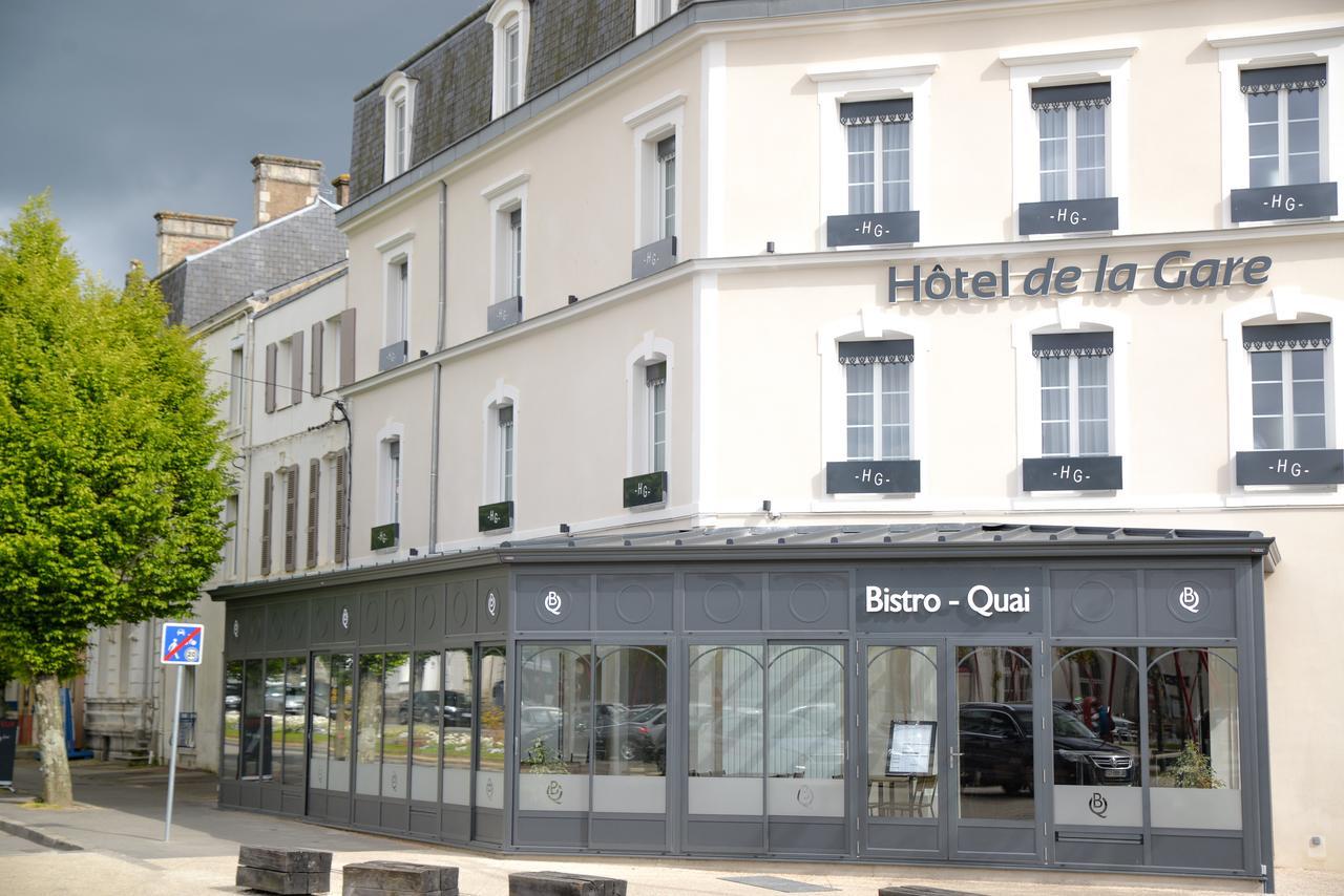 Hotel De La Gare - Restaurant Bistro Quai La Roche-sur-Yon Zewnętrze zdjęcie